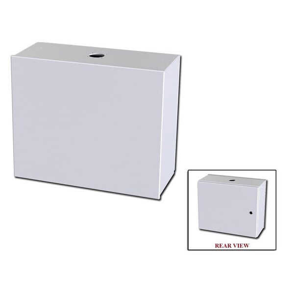 1/4 Turn Latch Electrical Enclosures, 20 in H, 10 in D, 24 in W, NEMA 3R, 4, 12, 13, Carbon Steel